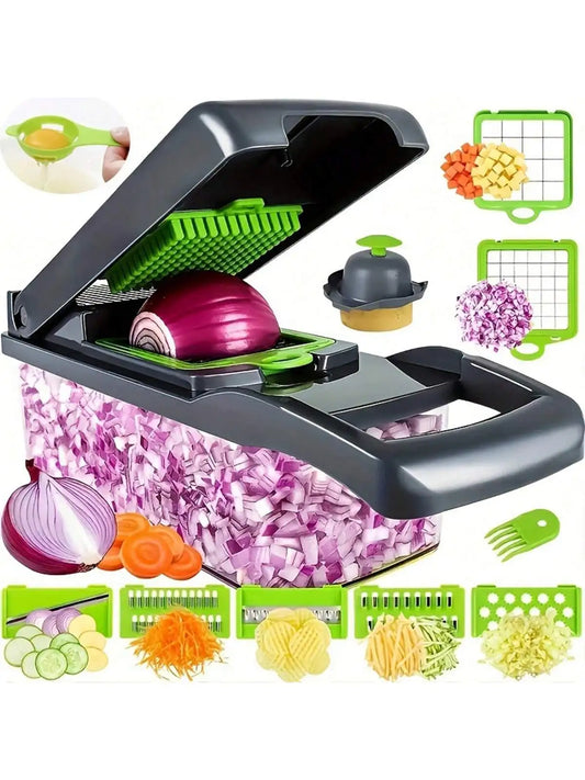 Vegetable Chopper, Multifunctional Fruit Slicer - Temo