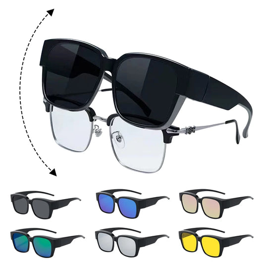 2025 New Fashion Polarized Sunglasses Cover Over Myopia - Temo