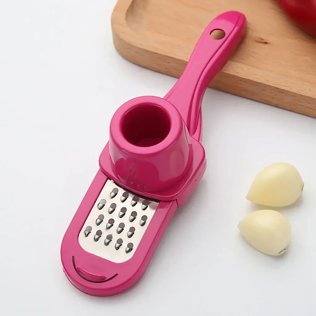 1PCS Multi-Functional Garlic Crusher & Peeler – Manual Ginger Grater - Temo