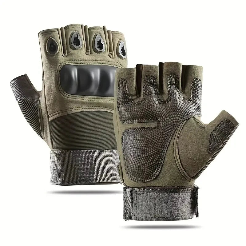 Tactical Fingerless Gloves for Men - Temo