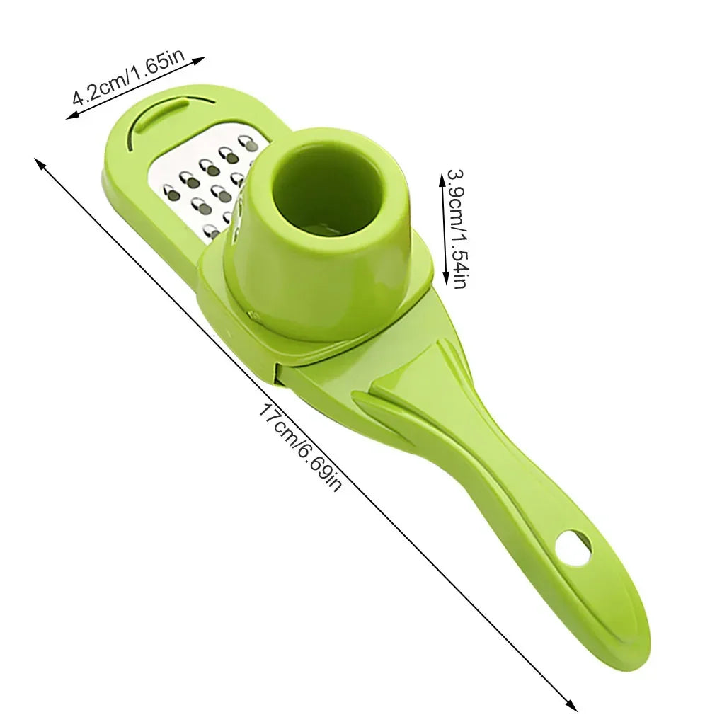 1PCS Multi-Functional Garlic Crusher & Peeler – Manual Ginger Grater - Temo